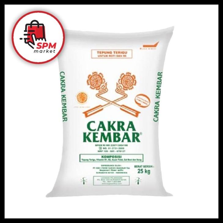 

TERBARUU!! Tepung Terigu Cakra Kembar Bogasari Karung 25 kg Grosir TERBARU