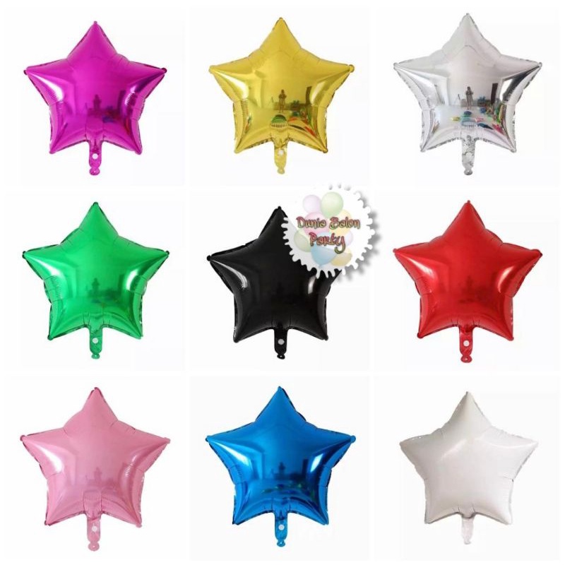 Balon Foil Bintang / Balon Foil Star 40cm