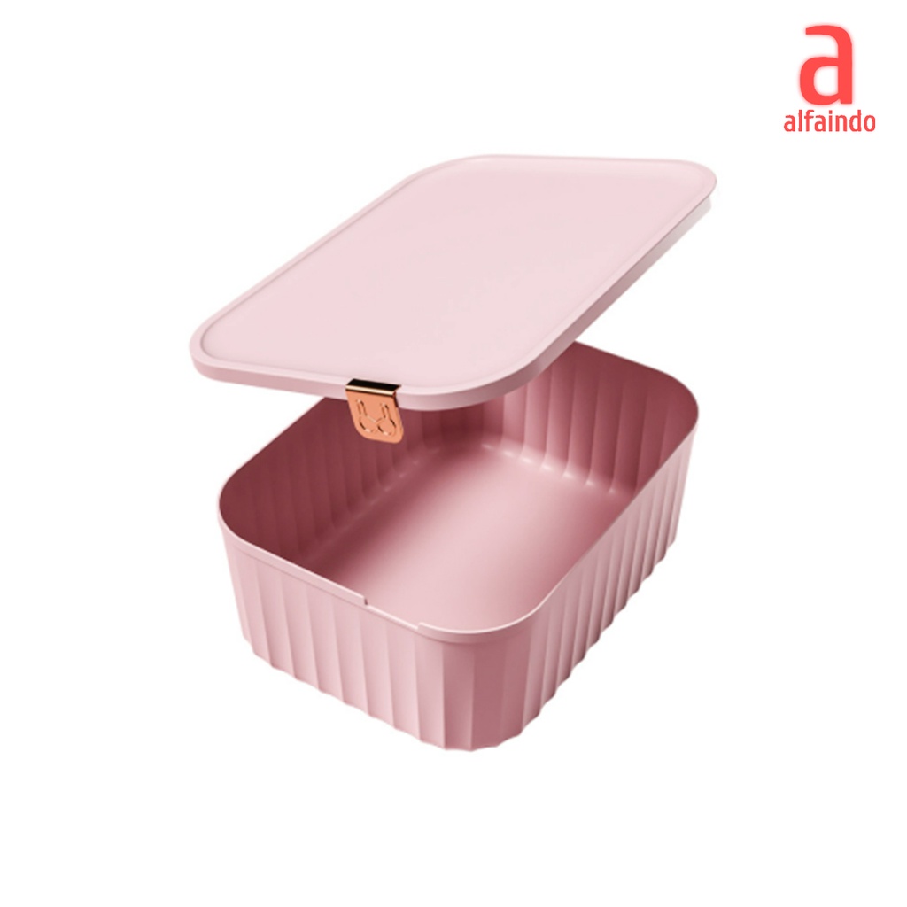 Kotak Penyimpanan Underwear Pakaian Serbaguna dengan Tutup Tempat Kotak Organizer Storage Box - USB005