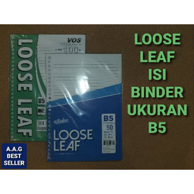 

LOOSE LAEF ISI BINDER B5