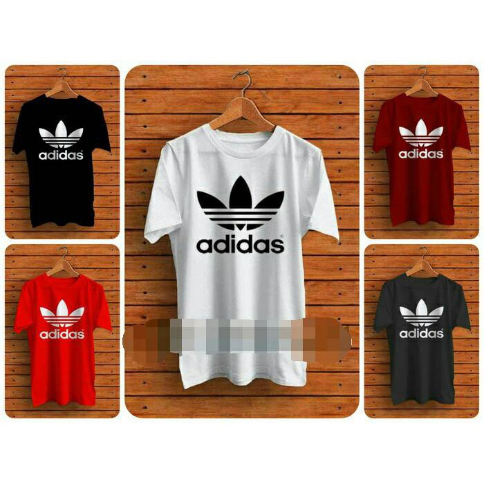  Kaos  Adidas  Retro  Bahan Combed 30 S Shopee Indonesia