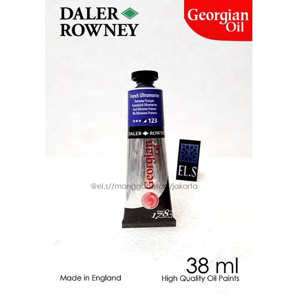 

Murah Daler Rowney Georgian Oil French Ultramarine 38 Ml ( Cat Minyak ) Trendi