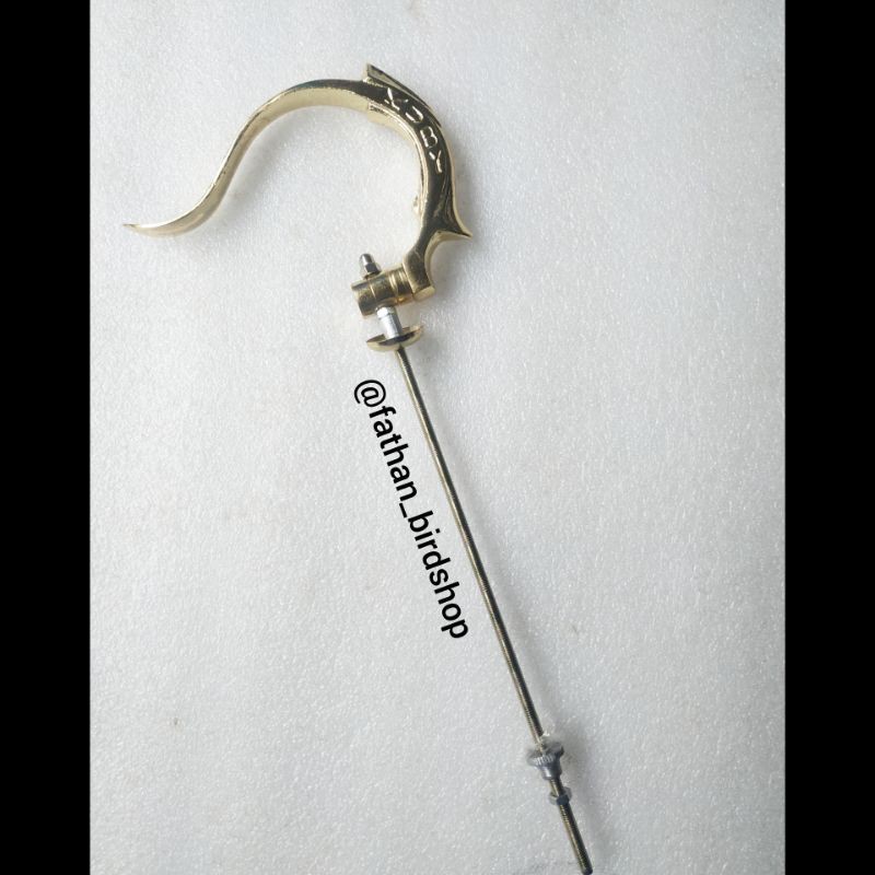 GANTUNGAN SANGKAR BURUNG KUBY MOTIF BATIK GOLD