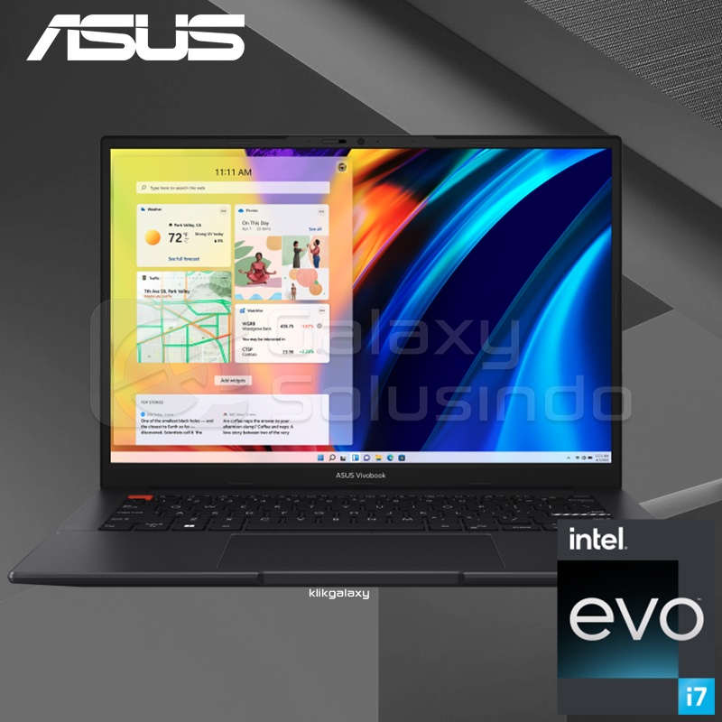 ASUS VIVOBOOK S 14 OLED K3402ZA-OLED555 Core i5-12500H 512GB SSD 12GB RAM Intel Iris XE - Black Notebook