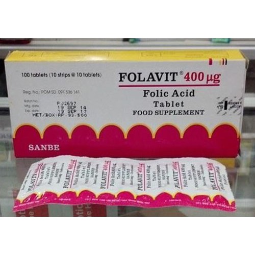 Folavit 400 Mcg 10 Tablet Kegunaan Efek Samping