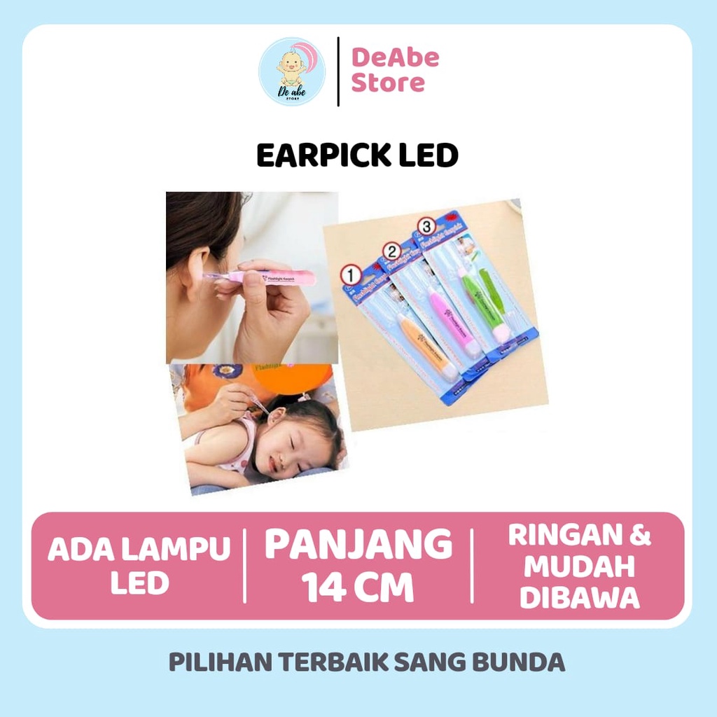 Korek Kuping LED / KOREK KUPING BAYI / KOREK KUPING LAMPU / KOREK KUPING ANAK / EARPICK LED / EARPIC