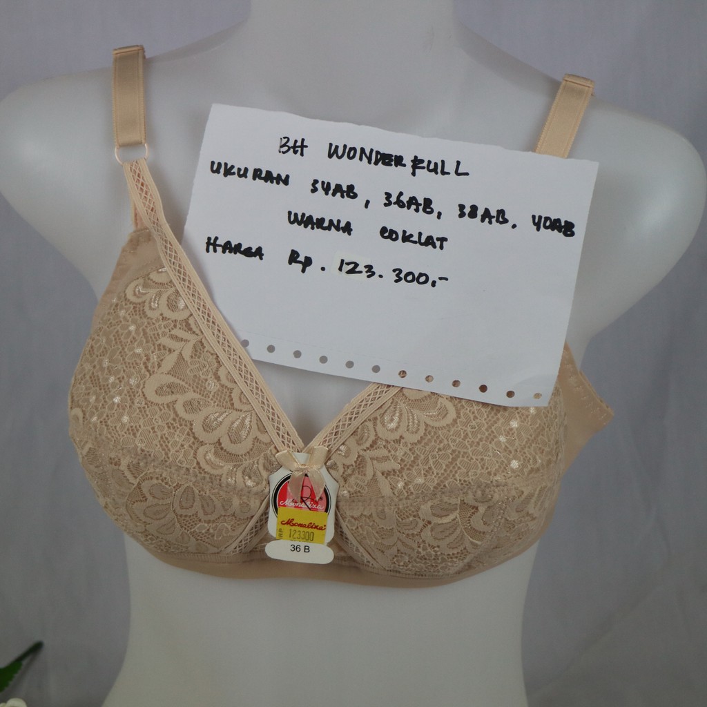 BH MONALIZA WONDERFULL WONDERFUL BRA WANITA ORIGINAL KATUN