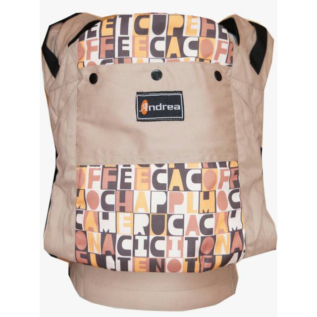 Gendongan SSC Andrea Coffee on Cream size standar