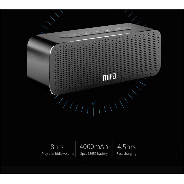Speaker Mini Bluetooth Metal Superbass Mifa A20 Baru AE933