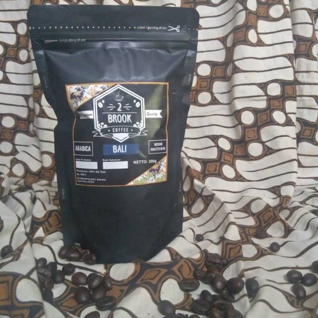 

[READY STOCK] Kopi "2 BROOK" BALI ARABICA (Roated Bean/Bubuk) 200g