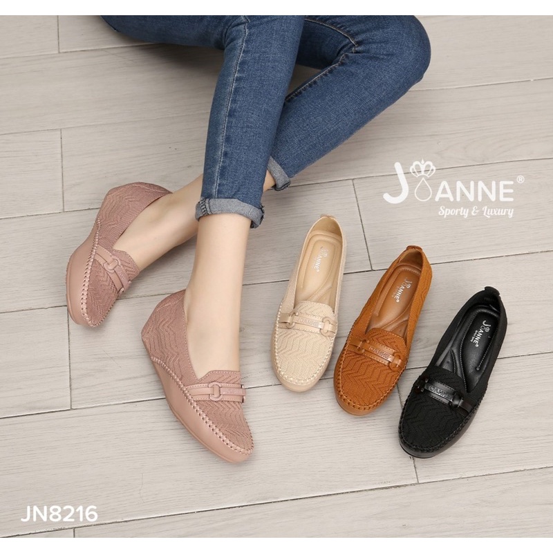 JOANNE Sepatu Wedges Shoes Wanita JN8216 [ORIGINAL BRAND]