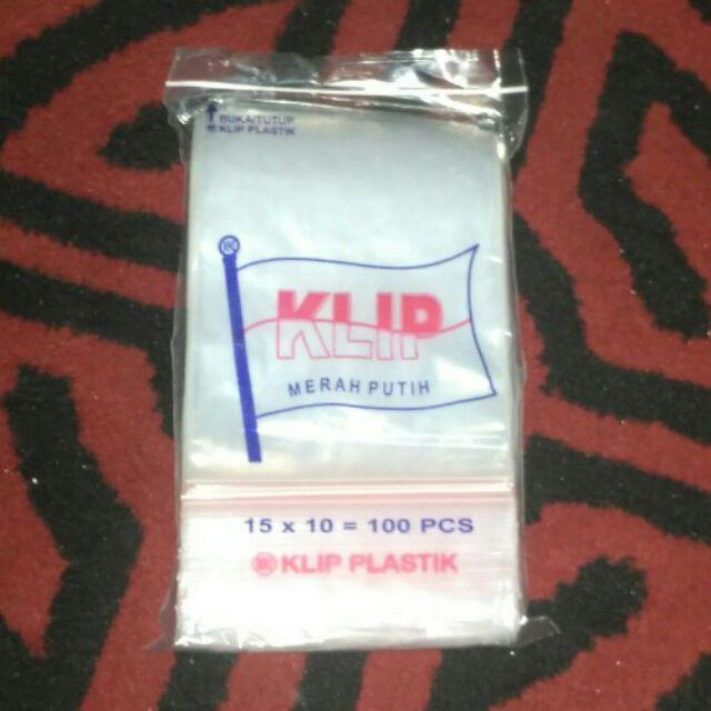 Plastik Klip Pe 10x15 Zipper Kualitas Tebal