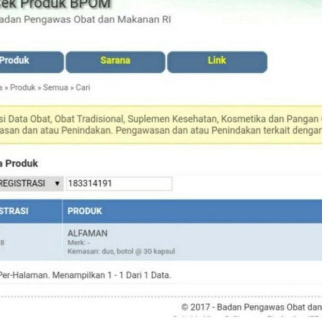 Terbaik|SQ14|Alfaman Kapsul Original Isi 30 Kapsul Untuk penambah Stamina Pria Asli - Alfaman Obat p