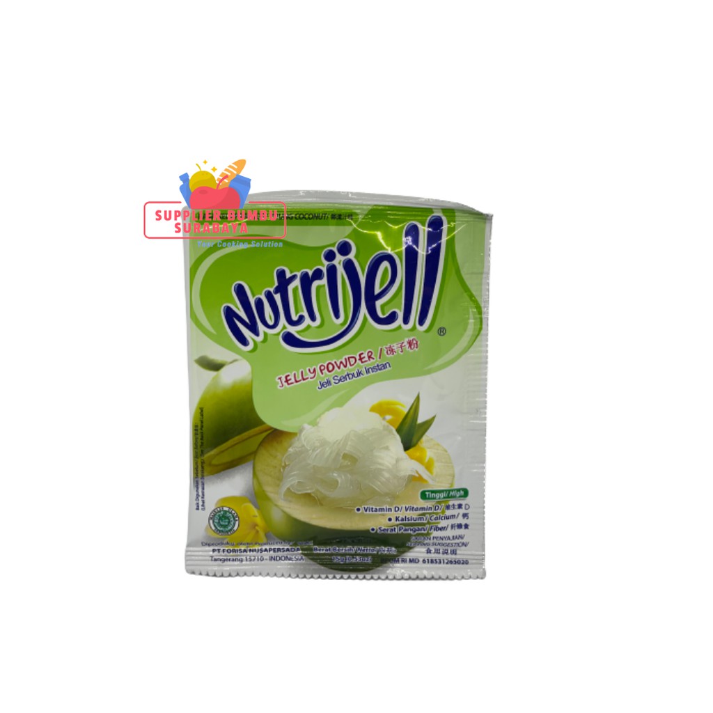 Nutrijell - Jelly Powder Kemasan Ekonomis / Agar-agar Instan 10g