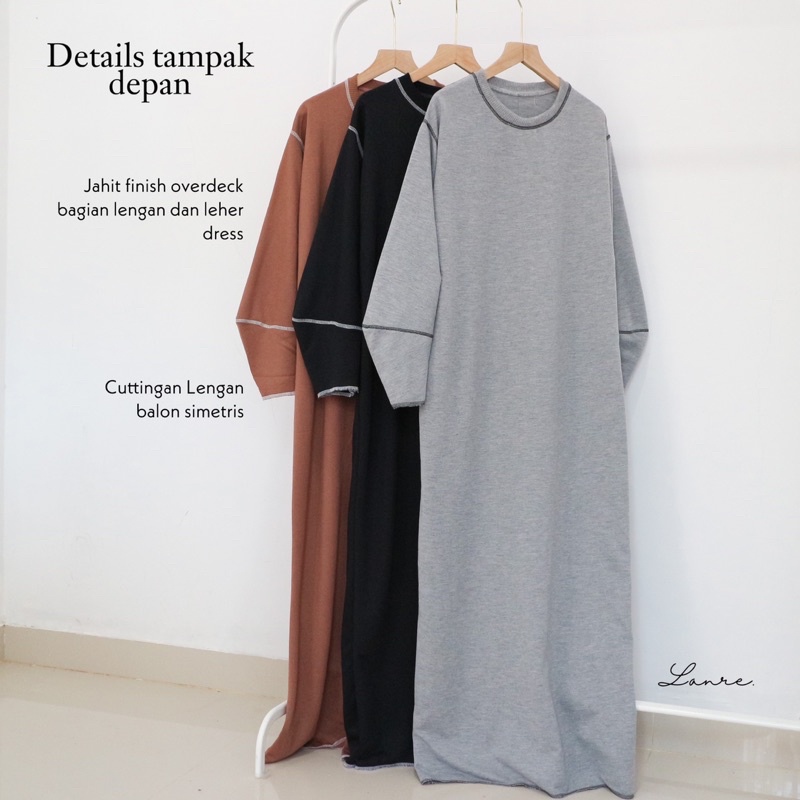 DAX dress by LANRE - dress lebaran gamis lebaran dress babyterry dress korea gamis jumbo