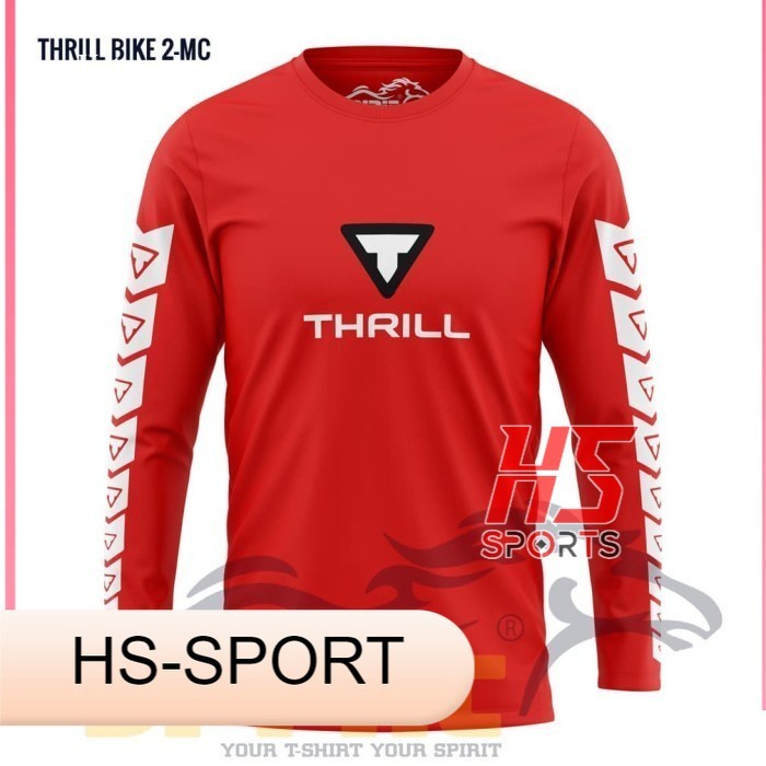 Kaos Sepeda Lengan Panjang Thrill Mtb GununG BAJU GUNUNG SEPEDA - XS