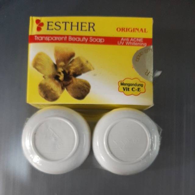 Paket Cream Esther Bleaching AB Pot Putih + Sabun Anti Acne