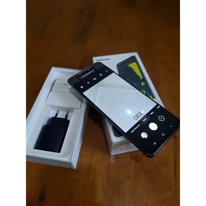 Jual Hp Samsung A80 ram 8/128gb fullset ori Kamera Pop-Up