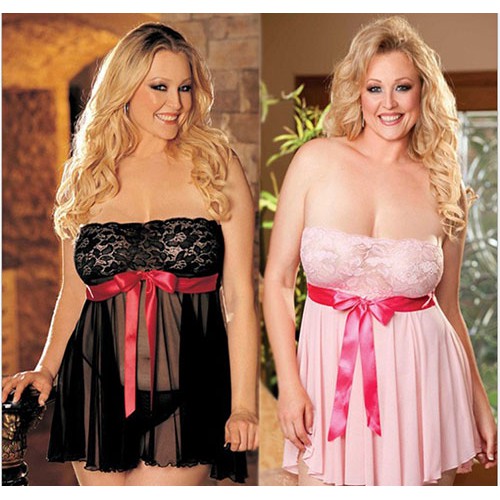 Lingerie Sexy G String Transparan Babydoll Teddies baju tidur A301