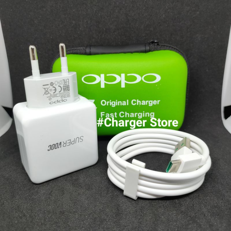 Charger Oppo ORIGINAL 4A Type C Fast Charging Super VOOC A5 2020 A9 2020 R17 A91 A53 Reno 2F