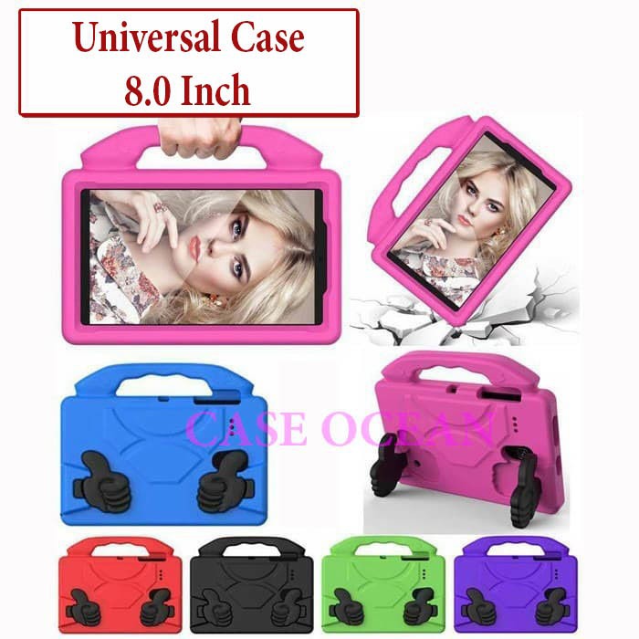 Oase Oapad 8 Inch Softcase Soft Case Casing Anak Kids Kuat Banting Jempol Cute Cover Lucu Stand
