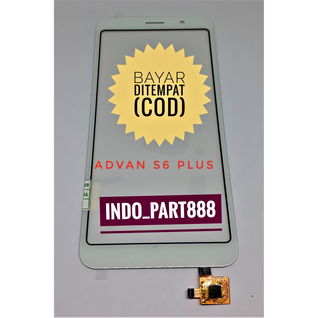 Touchscreen / Layar Sentuh / ADVAN S6 PLUS / PUTIH
