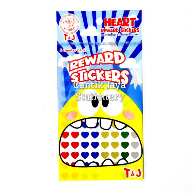 

Heart Reward Stickers T&J