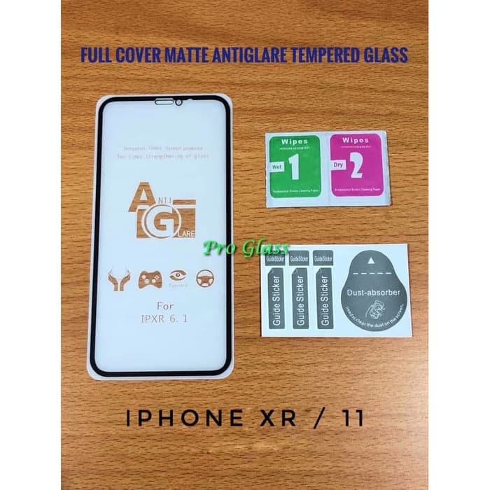 Iphone 11/ Iphone 11 PRO/Iphone 11 PRO MAX  FULL COVER ANTI GLARE / DOFF Premium Tempered Glass