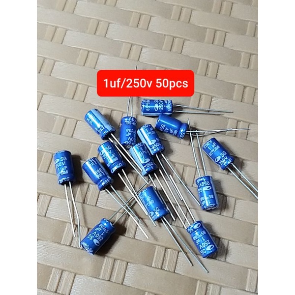 Elco 1uf 250V Kualitas Bagus 50pcs