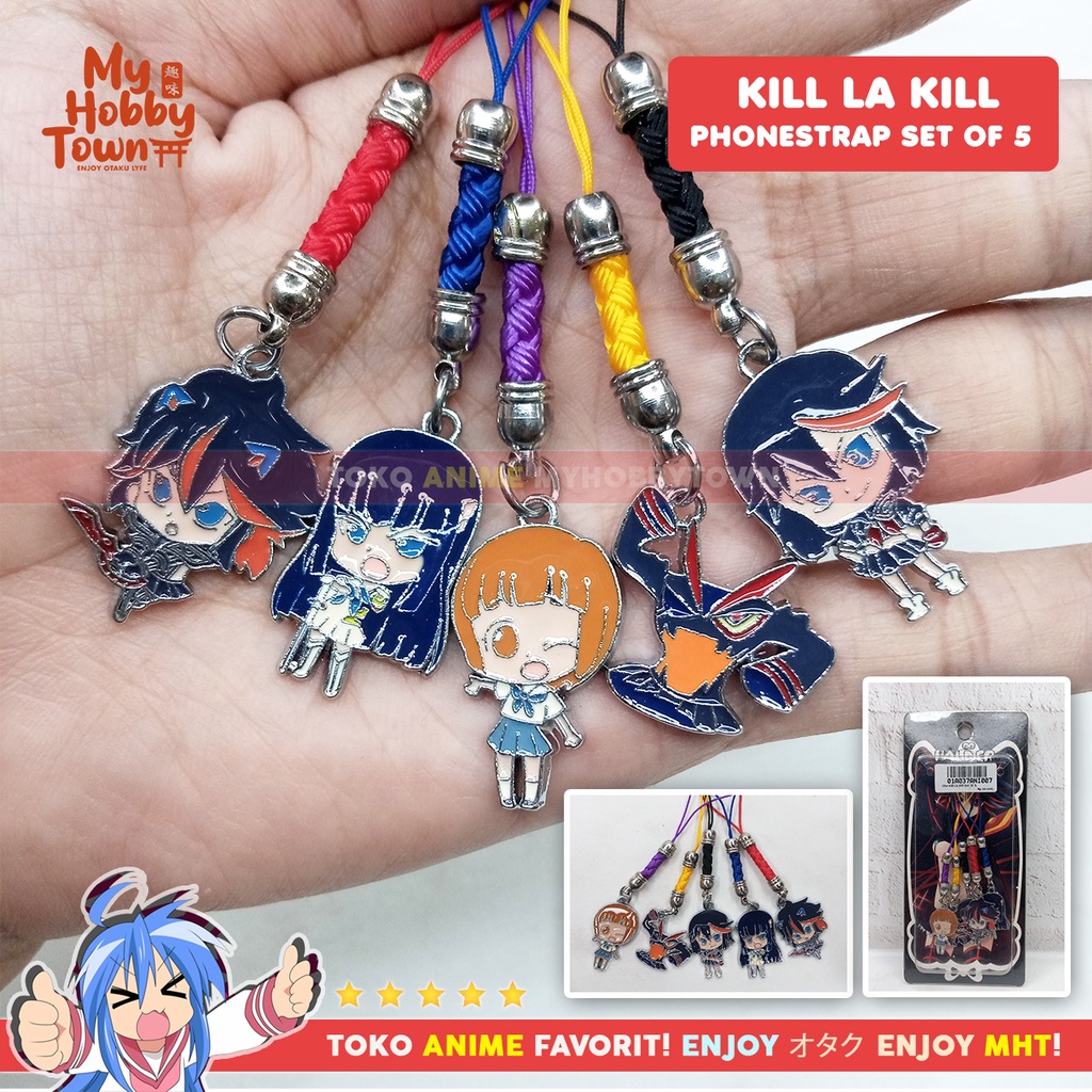 Gantungan HP Handphone Kill La Kill Set Of 5 Ryuko Matoi