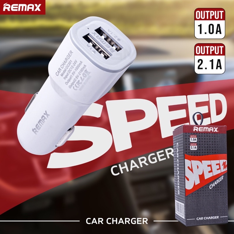 CC201 SAVER CAR Charger 2 USB adaptor Mobil batok cas HP