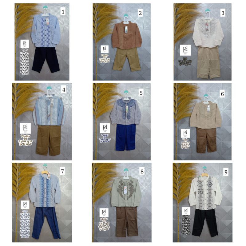 SETELAN KOKO ANAK / SETELAN BAJU ANAK MUSLIM PITO DITO