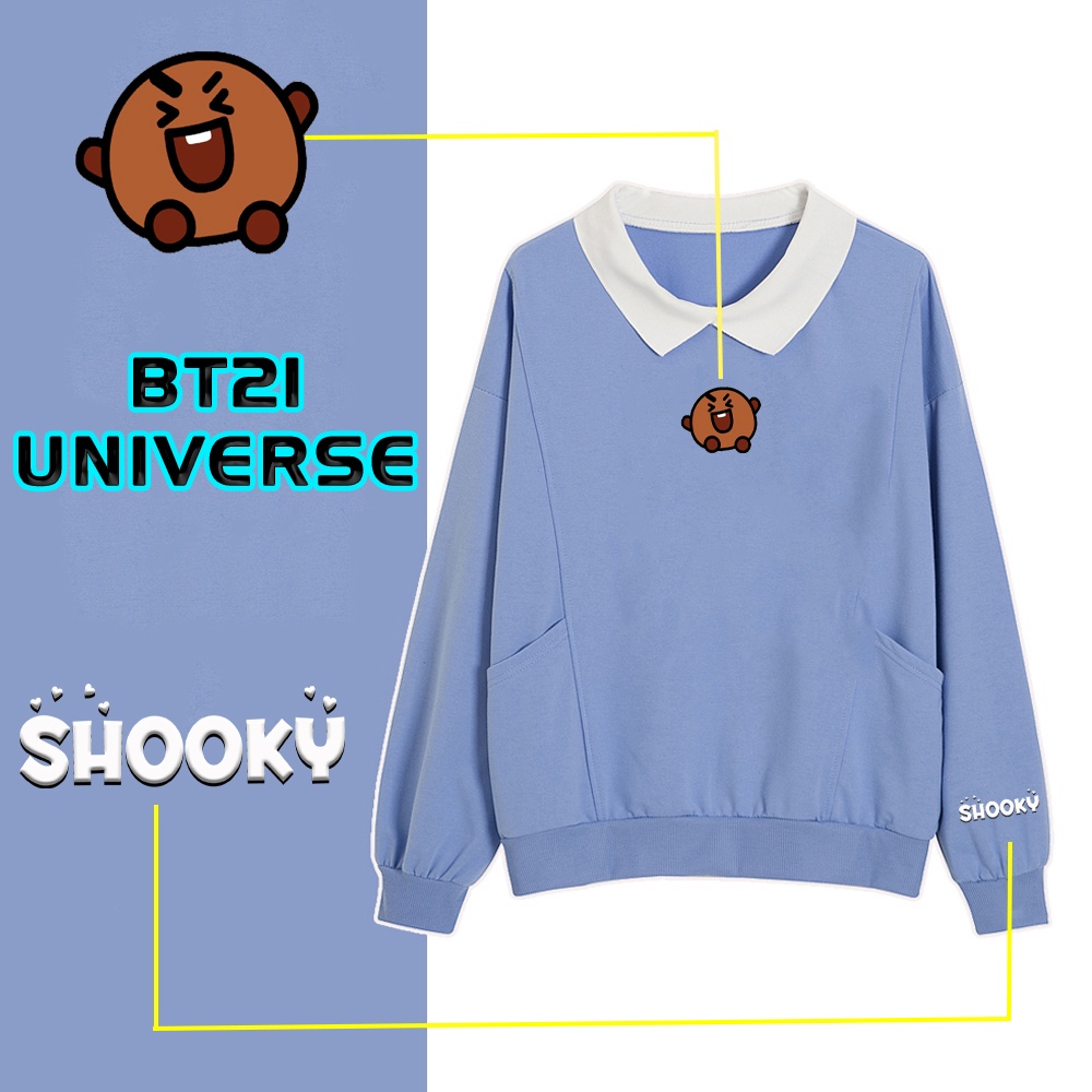 🅳🅵 Sweater Kawaii Shooky BTS | Sweater Wanita Original Untitres | Dhea Fashion