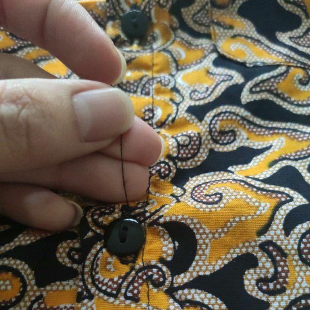 Nivana Batik Anak - 1 - 10 Tahun Mega Kuning & Biru Toska Atasan Bayi Balita Kid Fashion Cowok Laki