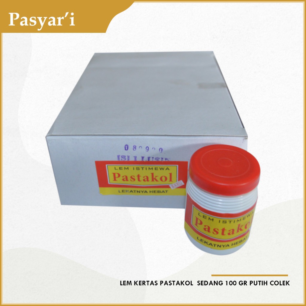 

Lem Kertas Pastakol Sedang / Tanggung 100 gr Putih Colek