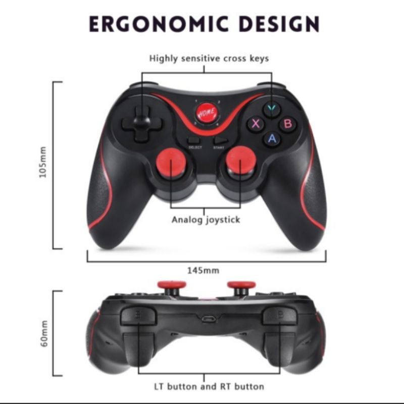 X3 Gamepad Android X3 Bluetooth Wireless Controller Stik bluetooth android Stik Android Murah