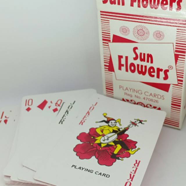 (NCS) MURAH Kartu REMI Sun Flower / Playing Cards  May Flower