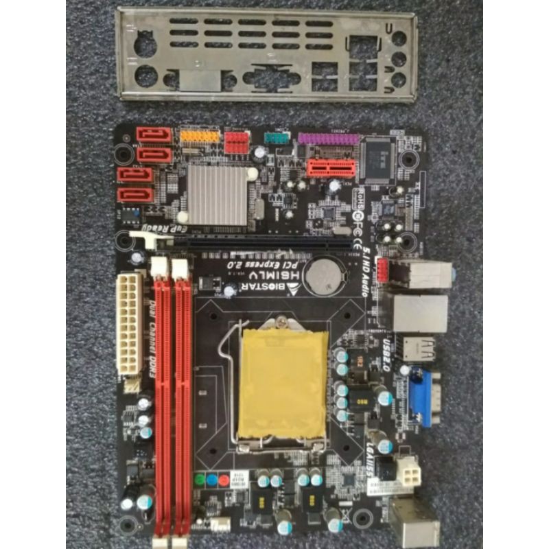 Mainboard H61 ddr3 Lga 1155 support prosesor ivy gen 3 dan gen 2