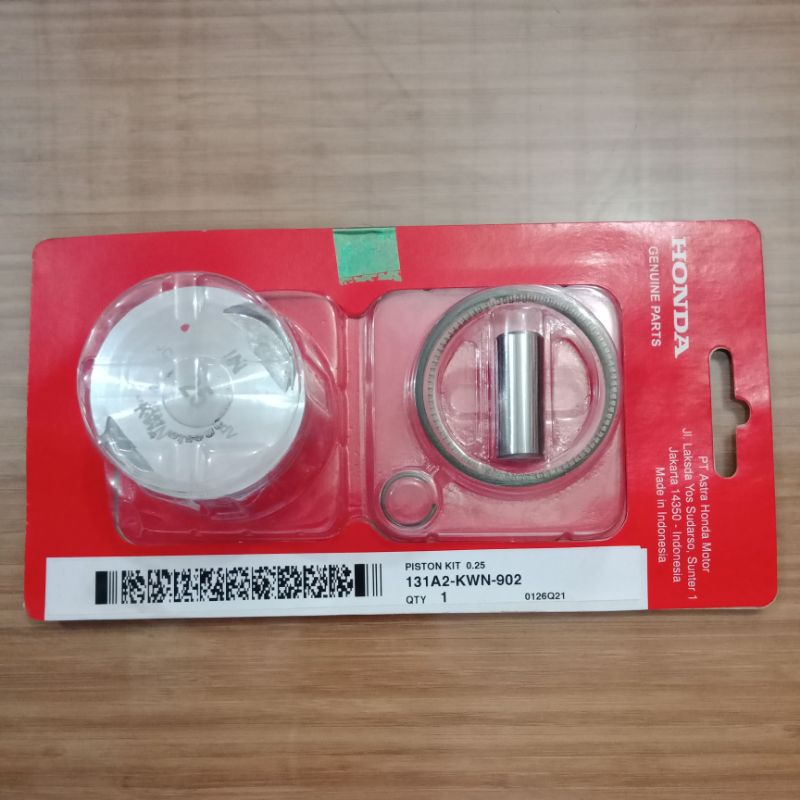 PISTON RING SEHER KIT KWN VARIO 125 FI INJEK INJEKSI LAMA OLD NEW LED SIZE OS STANDAR STD 25 50 100 ORIGINAL ORI ASLI HONDA AHM-25/0.25