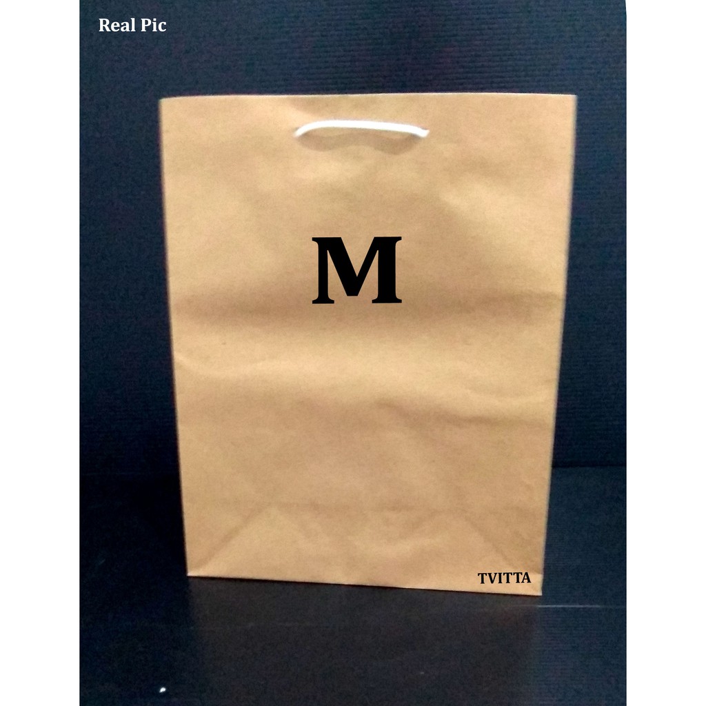 

PaperBag Polos Kraft | Paper bag Coklat Size M