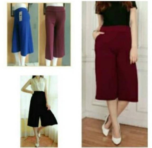 KULOT PENDEK 7/8 ALL SIZE SPANDEK/ KULOT MURAH MERIAH