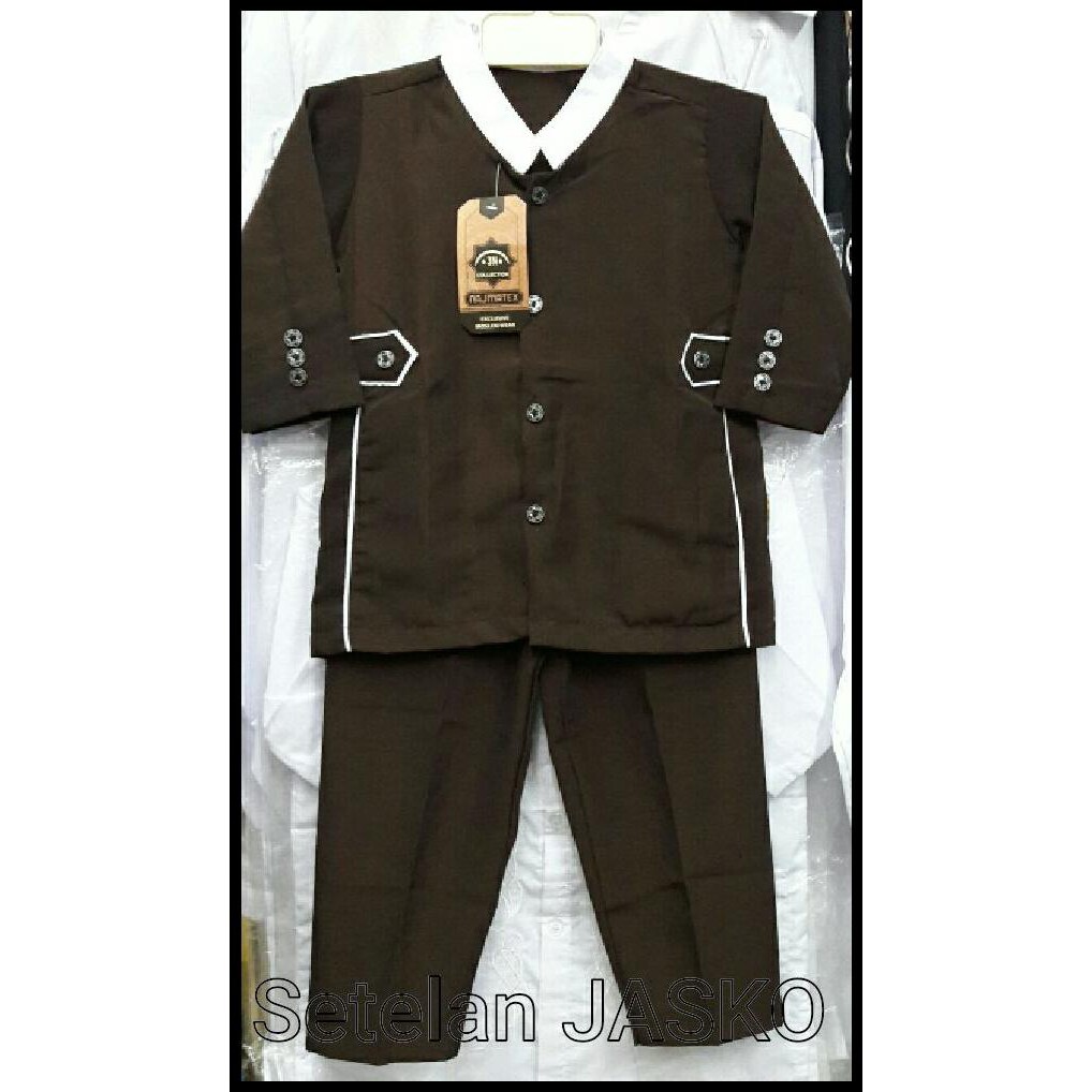 Setelan Jasko Anak Paud Smpai Sd - Hitam