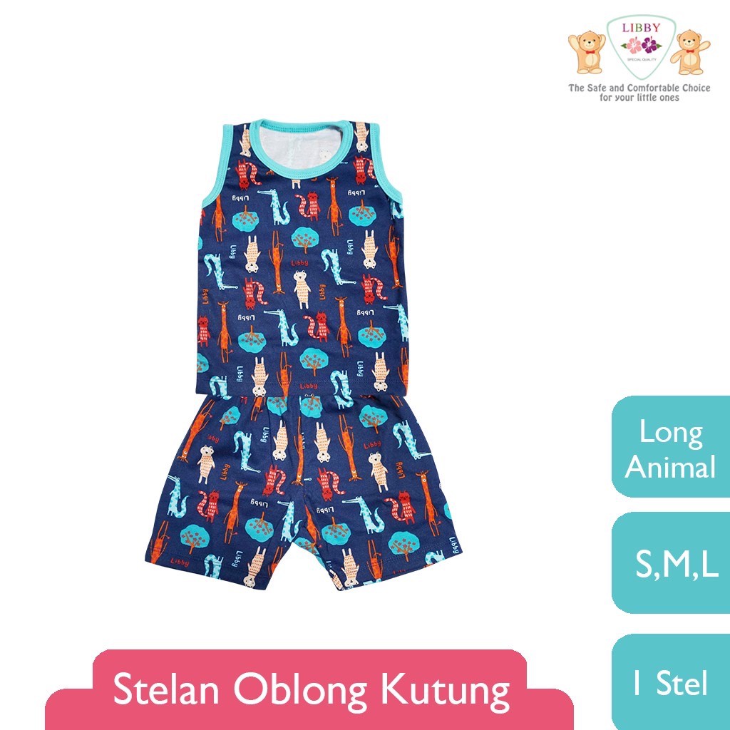 Libby Lullaby Oblong Singlet &amp; Celana Pendek