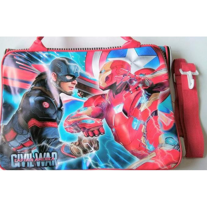 NEW Tas Travel / Tas Renang / Koper Anak (Bisa Selempang) Avengers Best & Original