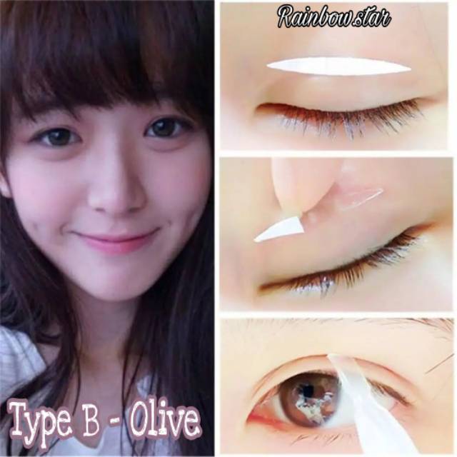 Invisible Double Eyelid Olive Scott 440 pcs Skot Mata Lem 2 Sisi Sticker Mata Skot Mata