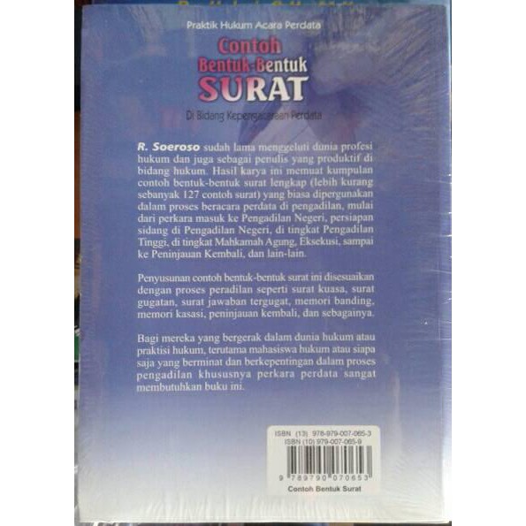 Hot Sale Buku Praktik Hukum Acara Perdata Contoh Bentuk Bentuk Surat Terbaru