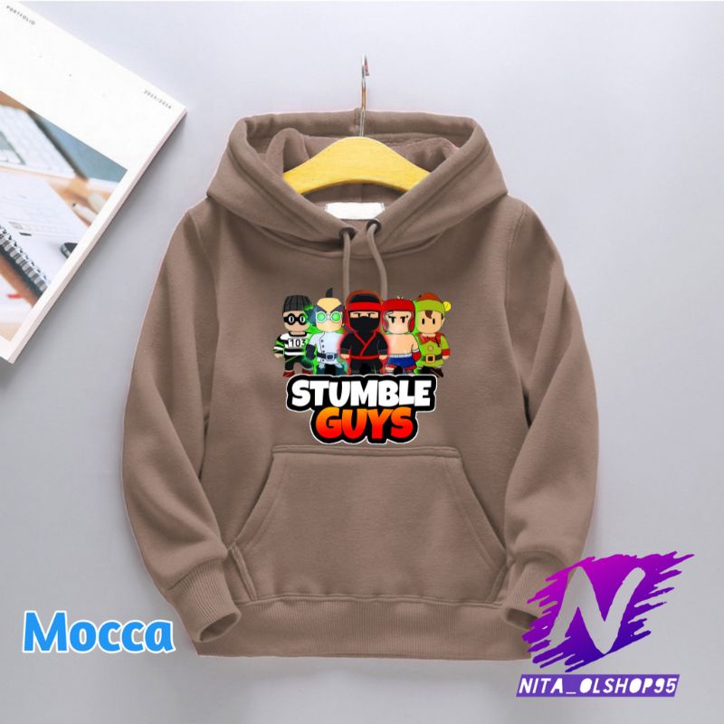 hoodie anak stumble guys karakter terbaru