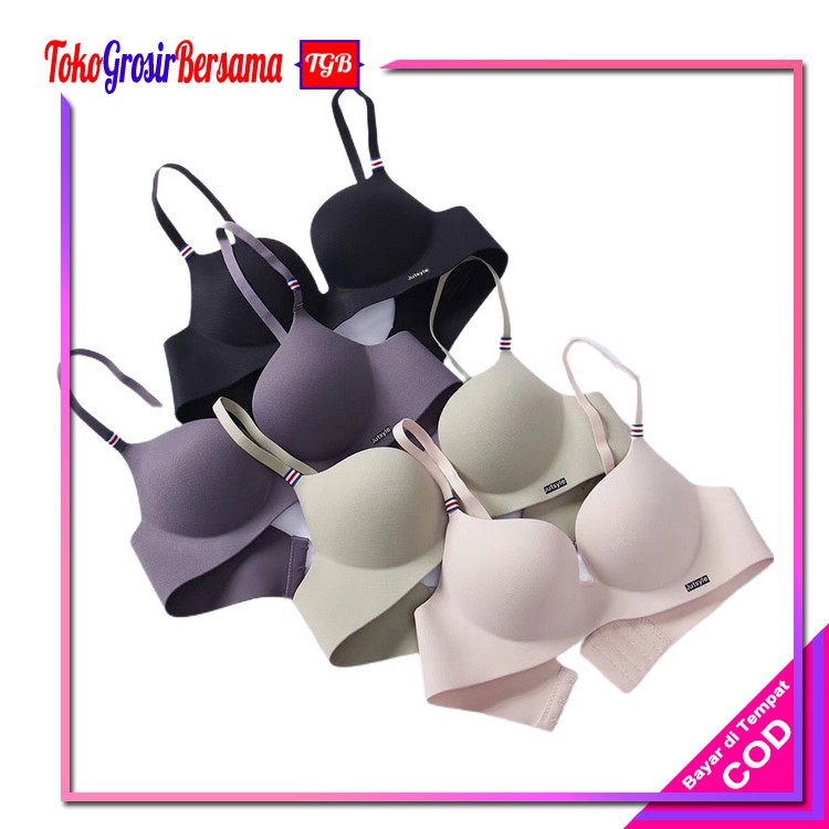 Bra Import BH Tanpa Kawat Fashion Korea Daleman Wanita