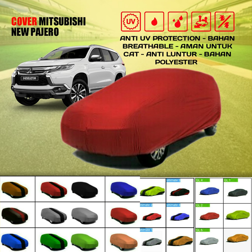 Cover Sarung Penutup Mobil New Pajero 2021 Indoor Anti Panas 2010 Murah Berkualitas