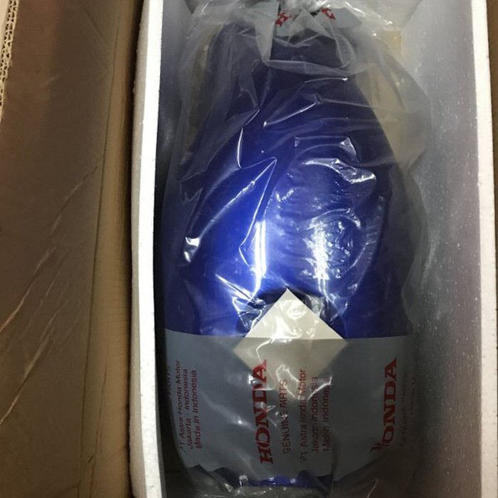 fuel tank tangki bensin honda tiger 2000 biru original